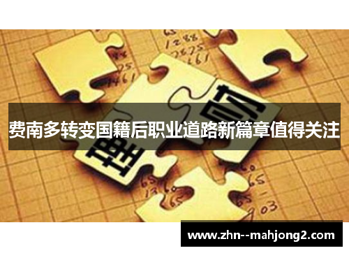 费南多转变国籍后职业道路新篇章值得关注 费南多转变国籍后职业道路新篇章值得关注